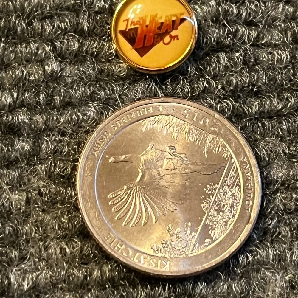 McDonald’s “The Heat‎ Is On” Employee Lapel Hat Pin